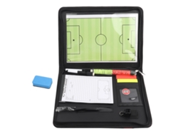 Tablero Táctico Plegable Multifuncional Para Fútbol, Baloncesto Y Voleibol Con Tarjetas Silbato Y Lápiz Blanca