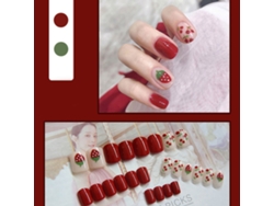 Uñas postizas con parches de plástico para usar. Accesorios y suministros para decoración de uñas.