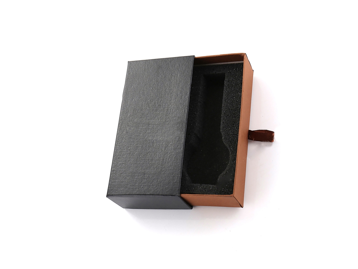 Caja Para Relojes Con Cajón De Espuma, Solapa Extraíble, Embalaje Rectangular Para Regalo, A Prueba De Polvo.