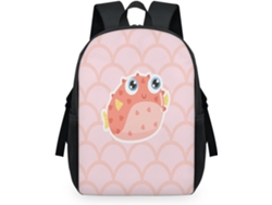 Mochila Tropicallife Estampado Escamas Pez Para Niños Niñas Hombres Mujeres Multiusos Mochila Escolar Infor
