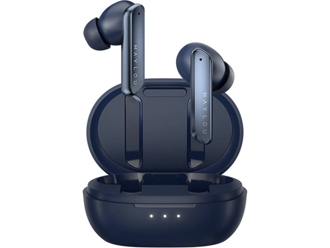 Auriculares Bluetooth True Wireless HAYLOU W1 (In Ear - Micrófono - Azul)