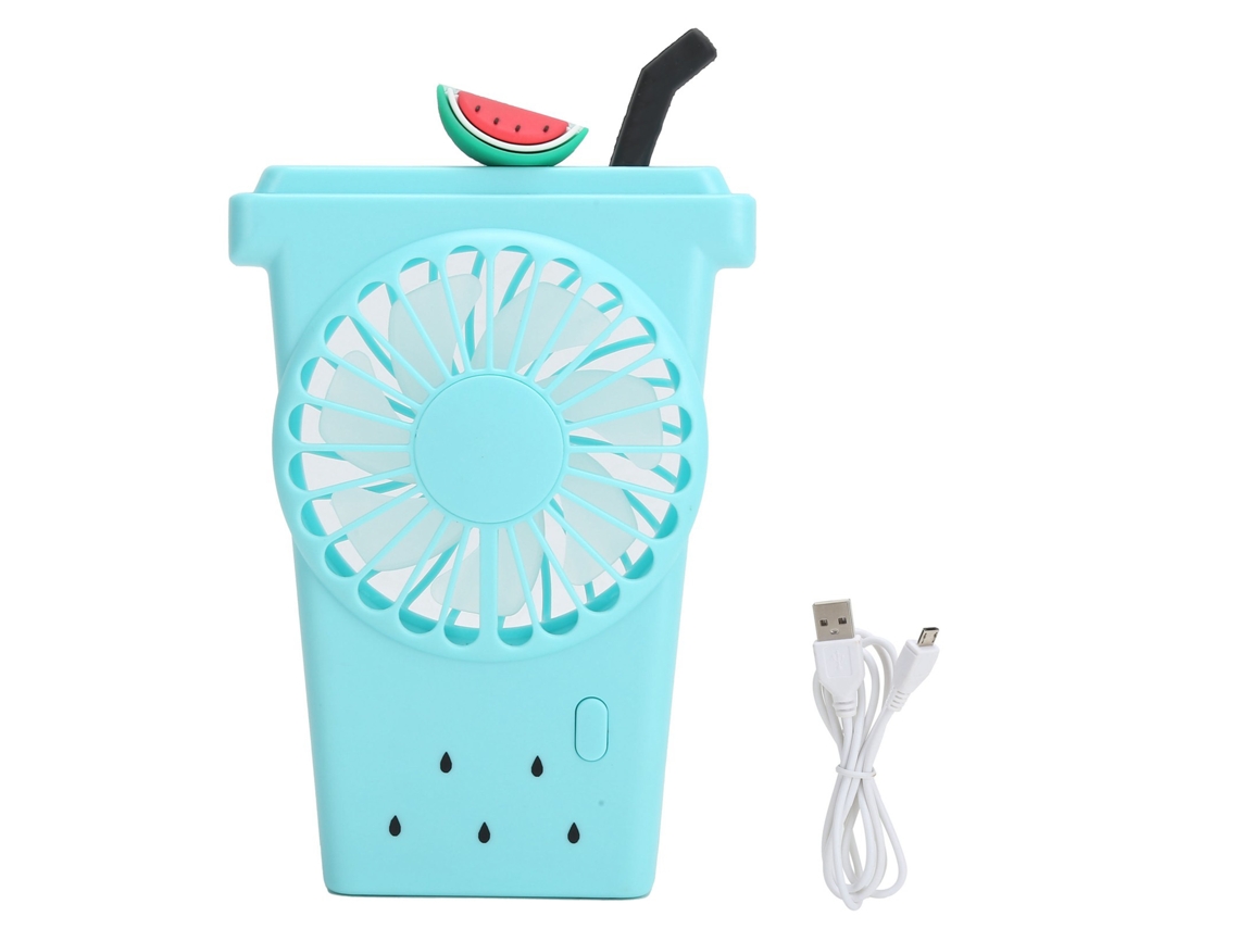 Abanico Portátil Pequeño (carga Usb, Tres Velocidades De Viento)
