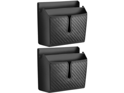 Caja Organizadora Para Coche De Pvc Negro, 2 Piezas, Funda De Asiento Fácil De Instalar, Organizador...