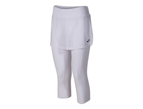 Falda de Mujer JOMA Combi Torneo Blanco para Tenis (Talla: L)