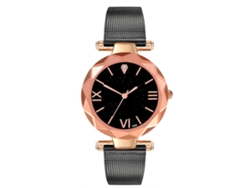 Reloj De Pulsera Zhoulianfa Para Mujer Con Correa De Pu, Estampado De Hojas, Esfera Redonda Y Movimiento De Cuarzo (rojo).