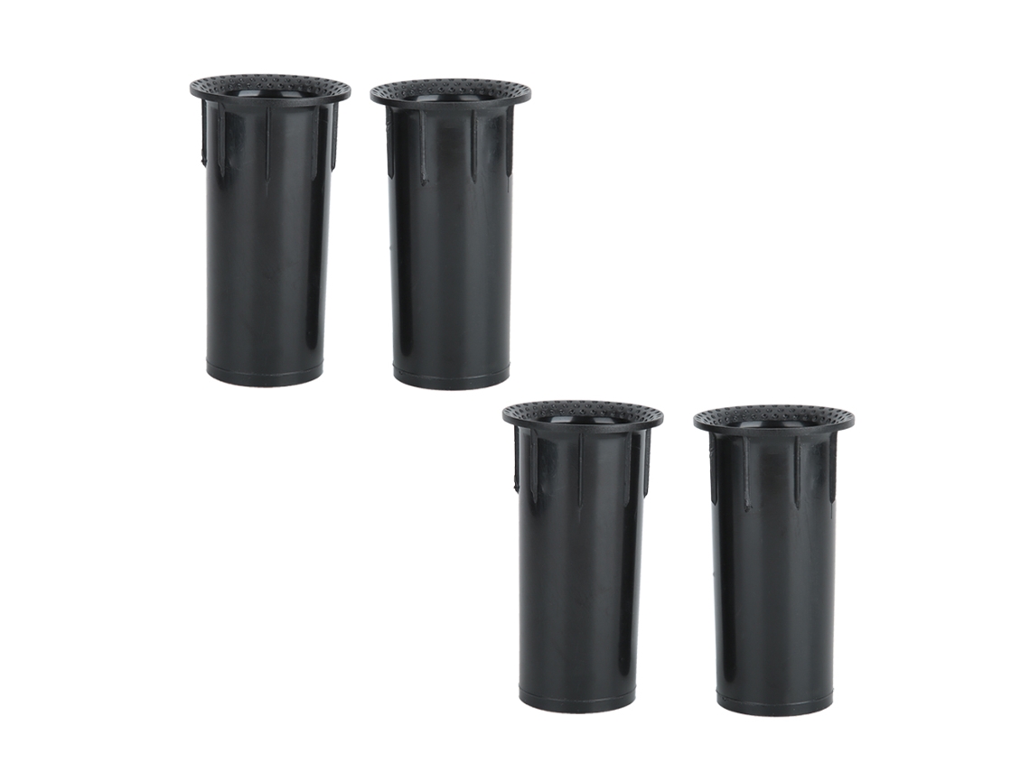 4 Altavoces De Pared Interior Lisos De Plástico Abs Con Tubo Invertido Y Diseño Acampanado Para Efecto De Graves (tubo
