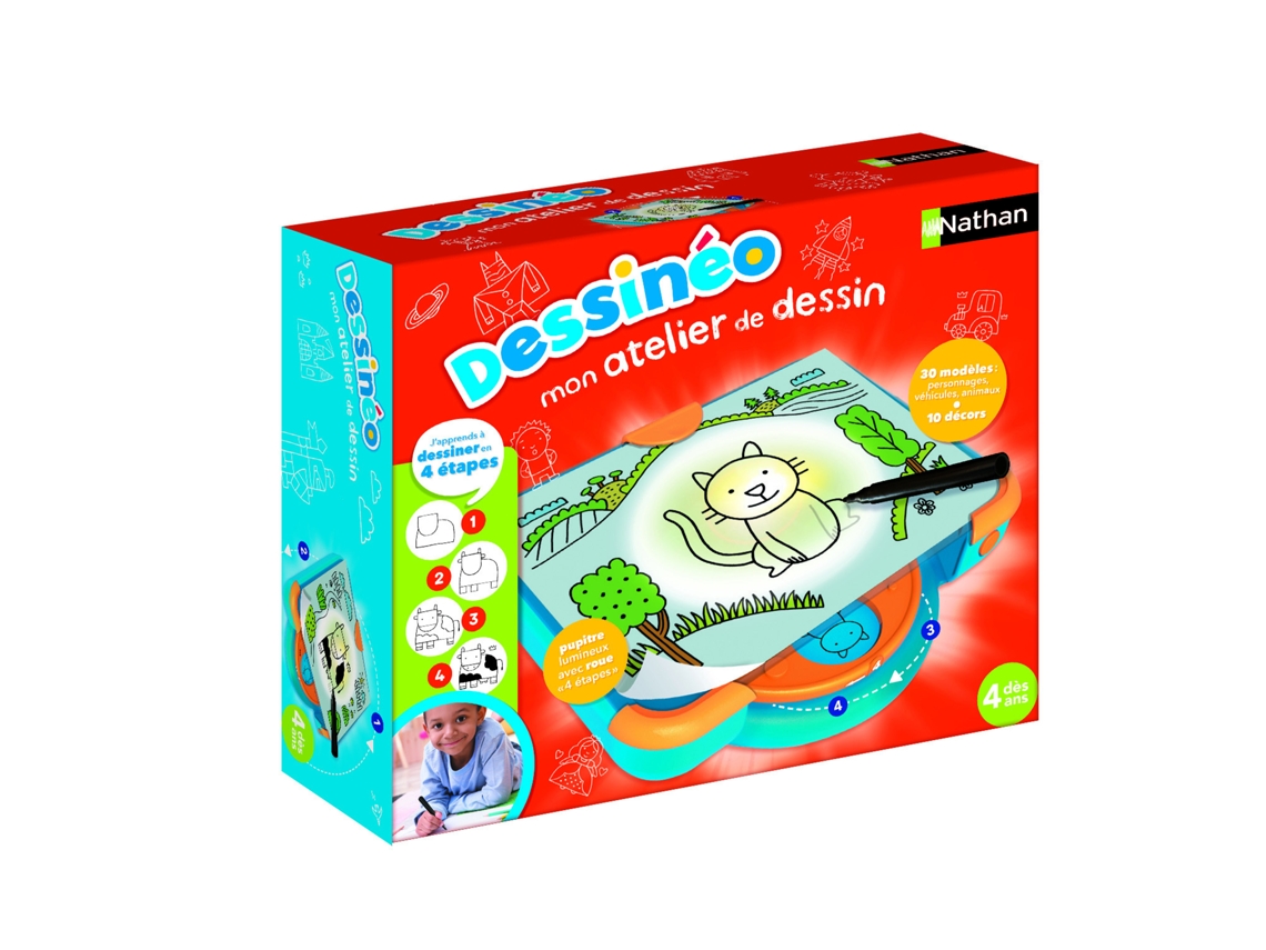 Set de plantillas de dibujo para niños NATHAN 31144 (1 anos)