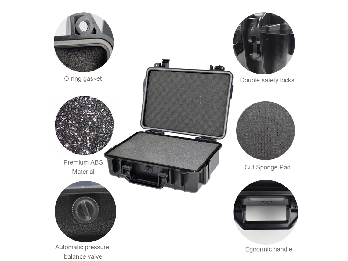 Estuche táctico impermeable de ABS para exteriores para equipo