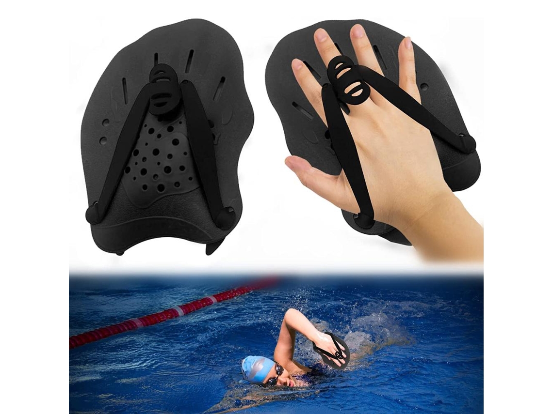 Palas de natación ajustables para entrenamiento - Hombres, mujeres y niños