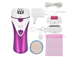 Depiladora eléctrica 3 en 1 para mujer, color rosa.