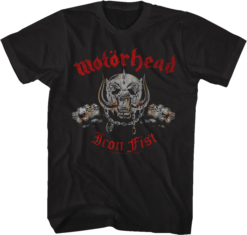 Motörhead *iron Fist* T-shirt Unisex Rockinstone Size:s