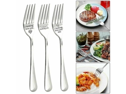 2026-tenedor Grabado Personalizado "i Forking Love You" Regalo Ideal Para Esposo Esposa Amigo De Acero Inoxidable 304 21cm