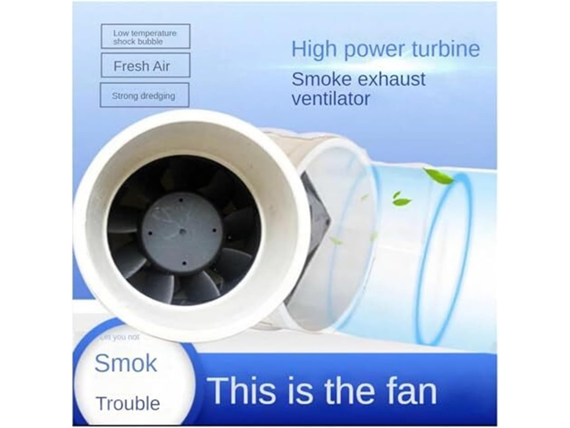 Ventilador De Conducto, Silencioso, En Línea, Para Ventilación De Cocinas Y Baños.