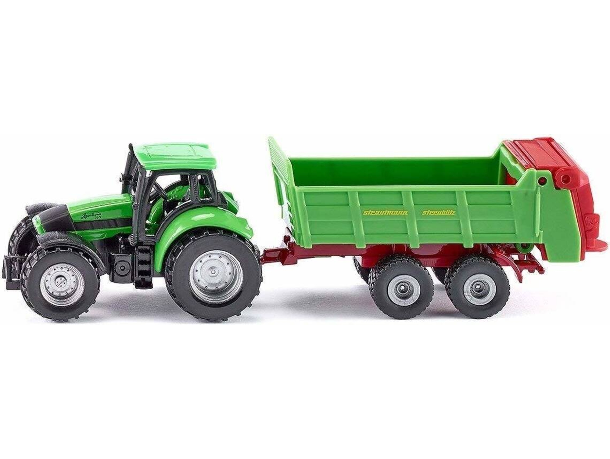 TRACTOR COM ESPALHADOR DE ESTRU