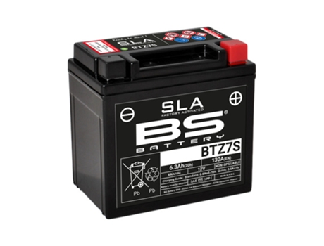 Batería de moto BS Battery SLA BTZ7S - C (10H-R) - C (20H-R)