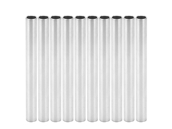 10 Unidades De Tubo De Aluminio De 100 Mm Con Eje, Piezas De Repuesto Para Robot 6100-0810-0100