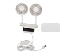 Ventilador De Sobremesa Con Clip Ajustable, 3 Velocidades, Rotación De 360°, Usb Para Uso En Oficina.