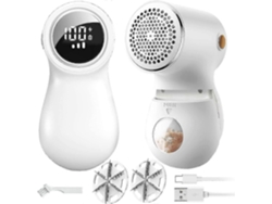 Recortadora de telas LED recargable con pantalla digital y cepillo de limpieza. Rosewell
