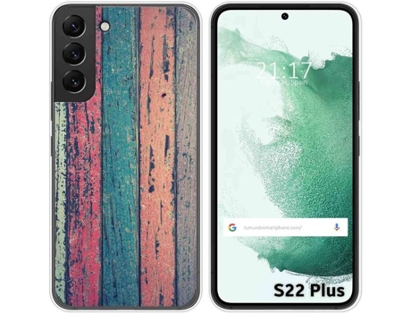 Carcasa Samsung Galaxy S22 Plus 5G TUMUNDOSMARTPHONE Dibujos Madera 10 Multicolor
