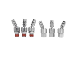 Conector Rápido Giratório De Ar 1/4 Polegada Npt Macho-fêmea Aço Temperado Para Mangueiras Industriais
