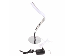 Lámpara De Mesa Led Argent Con Forma De Espiral En S Para Lectura, Luz Nocturna O Mesita De Noche Con Protección Ocular.