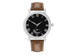 Reloj De Pulsera Analógico De Cuarzo Para Hombre, De Aleación, Con Esfera Redonda Y Estilo Moderno.
