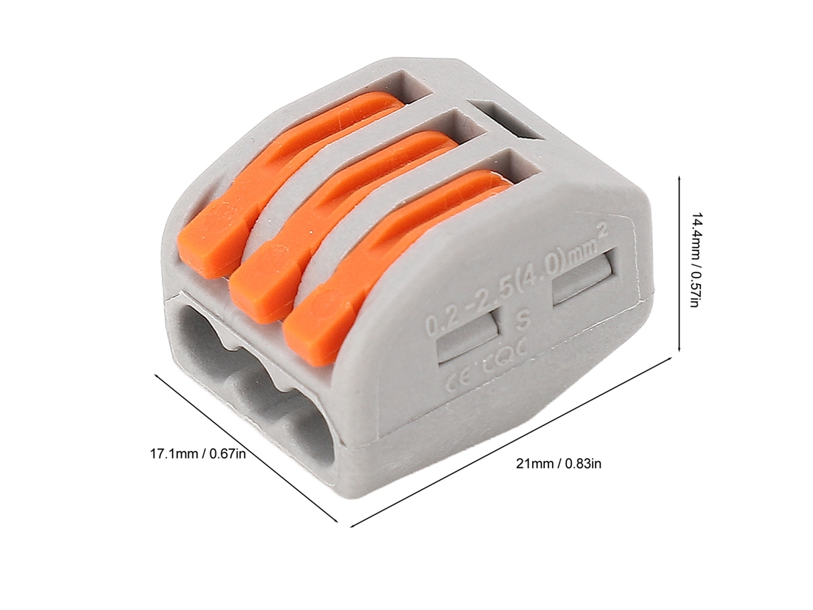 Omni-kit De 10 Conectores De Cable Con Palanca Para Empalme Rápido Compacto Herramienta Eléctrica