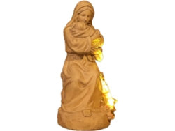 Figuritas De Madre E Hijo Escultura Escritorio Familiar Figurita Resina Con Led Para El D A La Estanter