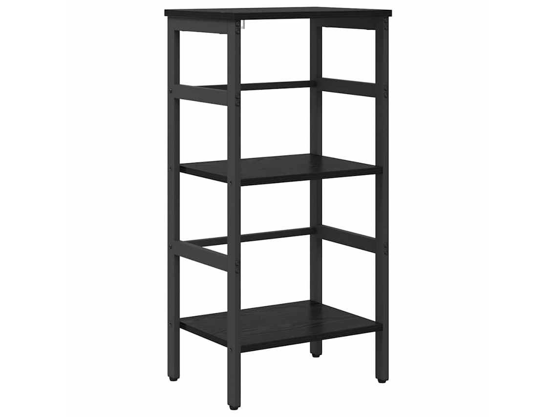 Maison Exclusive - Estante De Libros Roble Negro 40 X 29,5 X 81 Cm