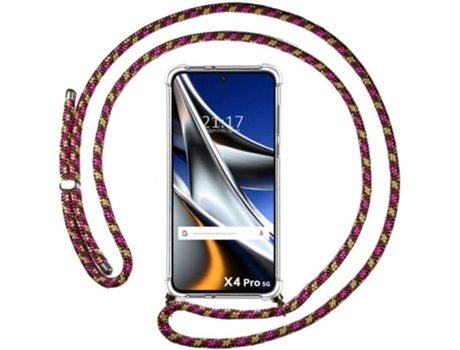 Carcasa para Xiaomi Poco X4 Pro 5G TUMUNDOSMARTPHONE Colgante Rosa