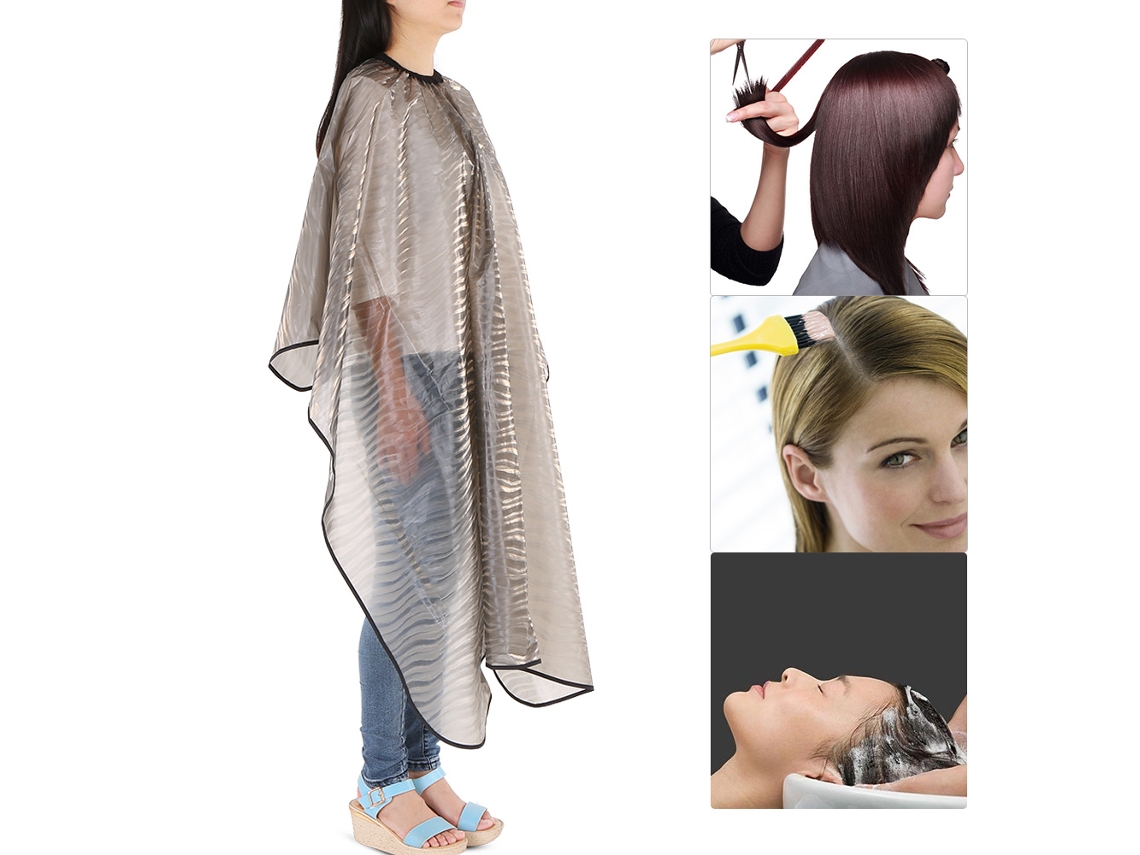 Vlrla-waterproof Cabelodressing Apron Cape Para Cutting, Dyeing Perming