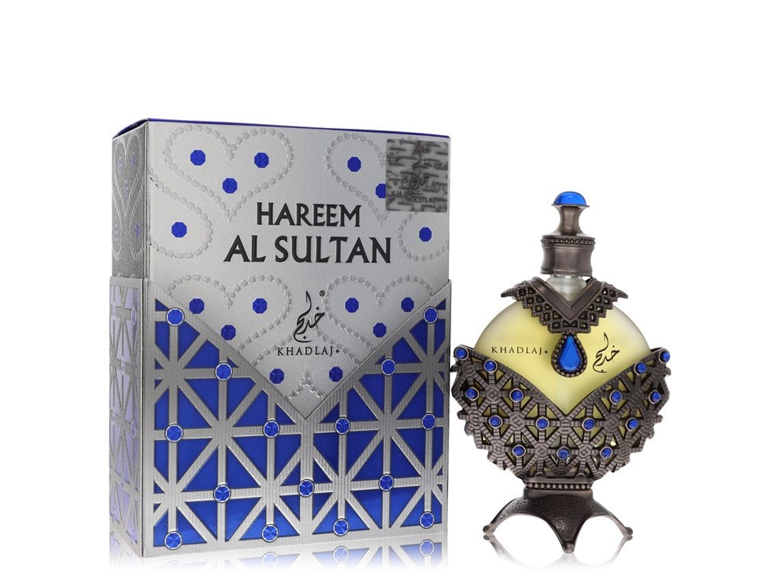 Perfume Femenino KHADLAJ Hareem Al Sultan Blue KHADLAJ Concentrated Perfume OIl (Unisex) 1.18 oz for Women (35 ml)