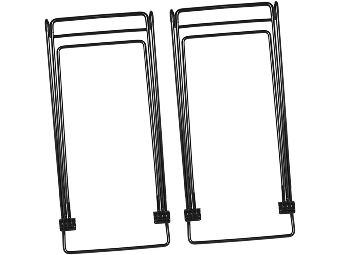 Paquete De 2 Soportes De Panel De Acero Al Carbonos Para Acampar Y Viajes Con Diseños De Instalación Rápida, Solares