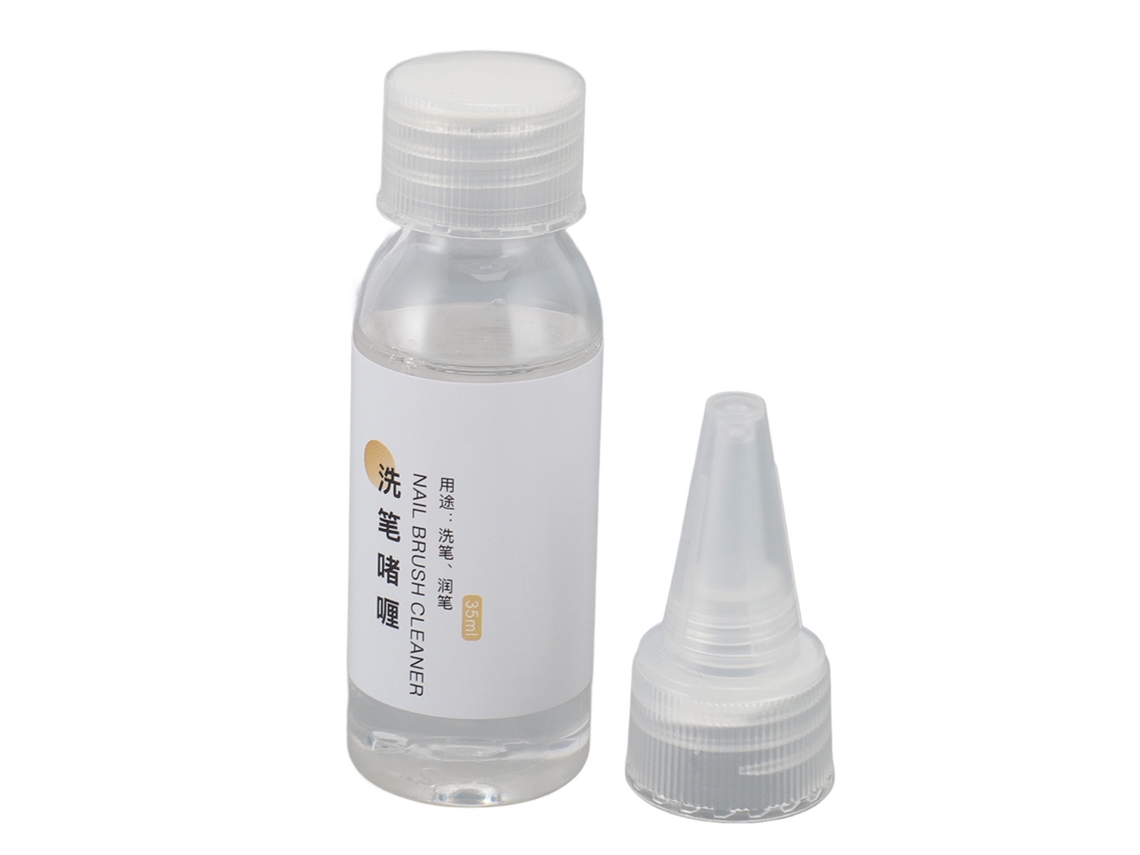 2 unidades de limpiador de pinceles de uñas con cera protectora, acondicionador y gel hidratante para resistencia a la suciedad.