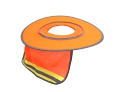 2026-protector Solar Para Casco Rígido Con Rayas Reflectivas, Sombrilla Transpirable Para Trabajadores De Construcción En Verano