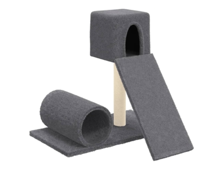 Rascador Para Gatos VIDAXL Con Postes De Sisal Gris Oscuro 59 cm