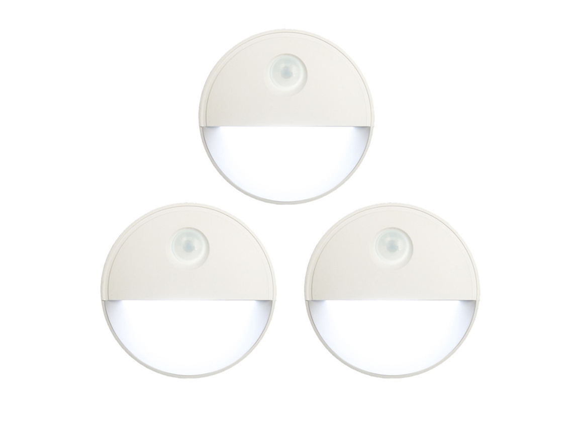 2 luces nocturnas inalámbricas con sensor de movimiento (pasillo/cocina)