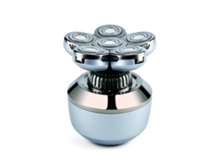 Afeitadora inalámbrica Pritech RSM 2340 con 6 anillos dobles, gris