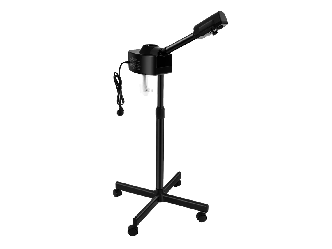 Vaporizador facial, altura ajustable, calentamiento rápido, negro OEM
