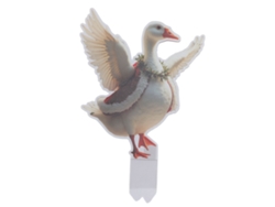 Letrero navideño para jardín, patito, decoración navideña para exteriores