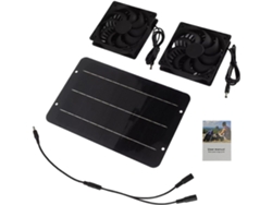 Kit De Ventilador Para Panel Solar – Ventilador Solar Para Gallineros | Impermeable | Alta | Velocidad