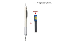 (0,9 Mm) Un Juego De Portaminas Mecánicas De Metal, Adecuadas Para Dibujar Y Hacer Bocetos, Con Mina.