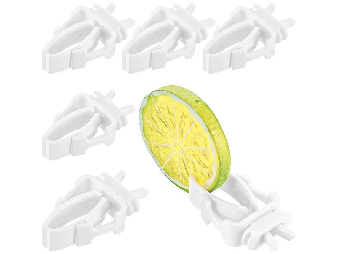 Soporte Para Comida De Jaula Para Pájaros, 6 Piezas, Pinzas Para Frutas Y Verduras Para Loros
