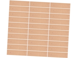 Nuobesty Juego De 50 Piezas De Pequeñas Bolsas De Papel Kraft, Estuches Para Bolígrafos Y Lápices Para Almacenamiento.