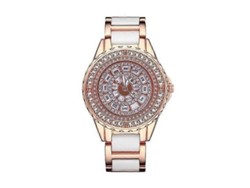 Reloj para mujer Bs Bee Sister Fa1490 con brazalete de cerámica y diamantes Hengrongshen
