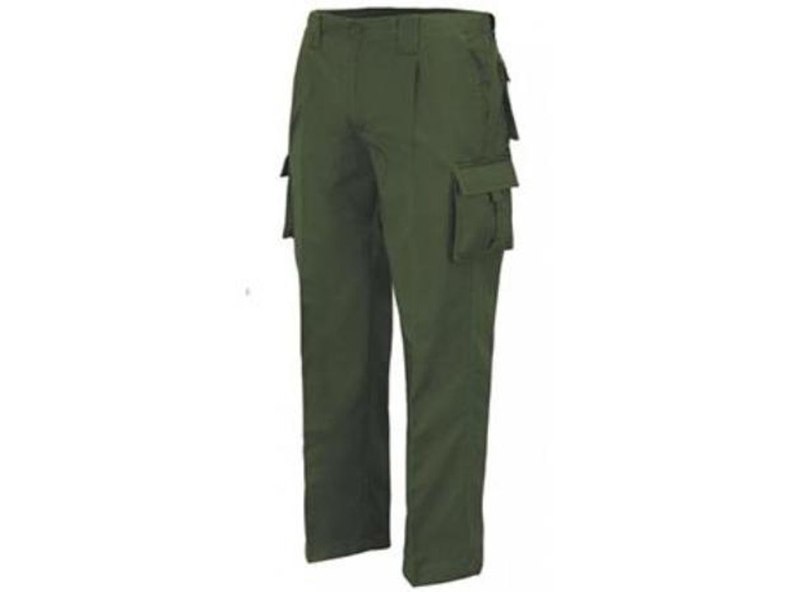 Pantalon tergal verde caza talla l-44