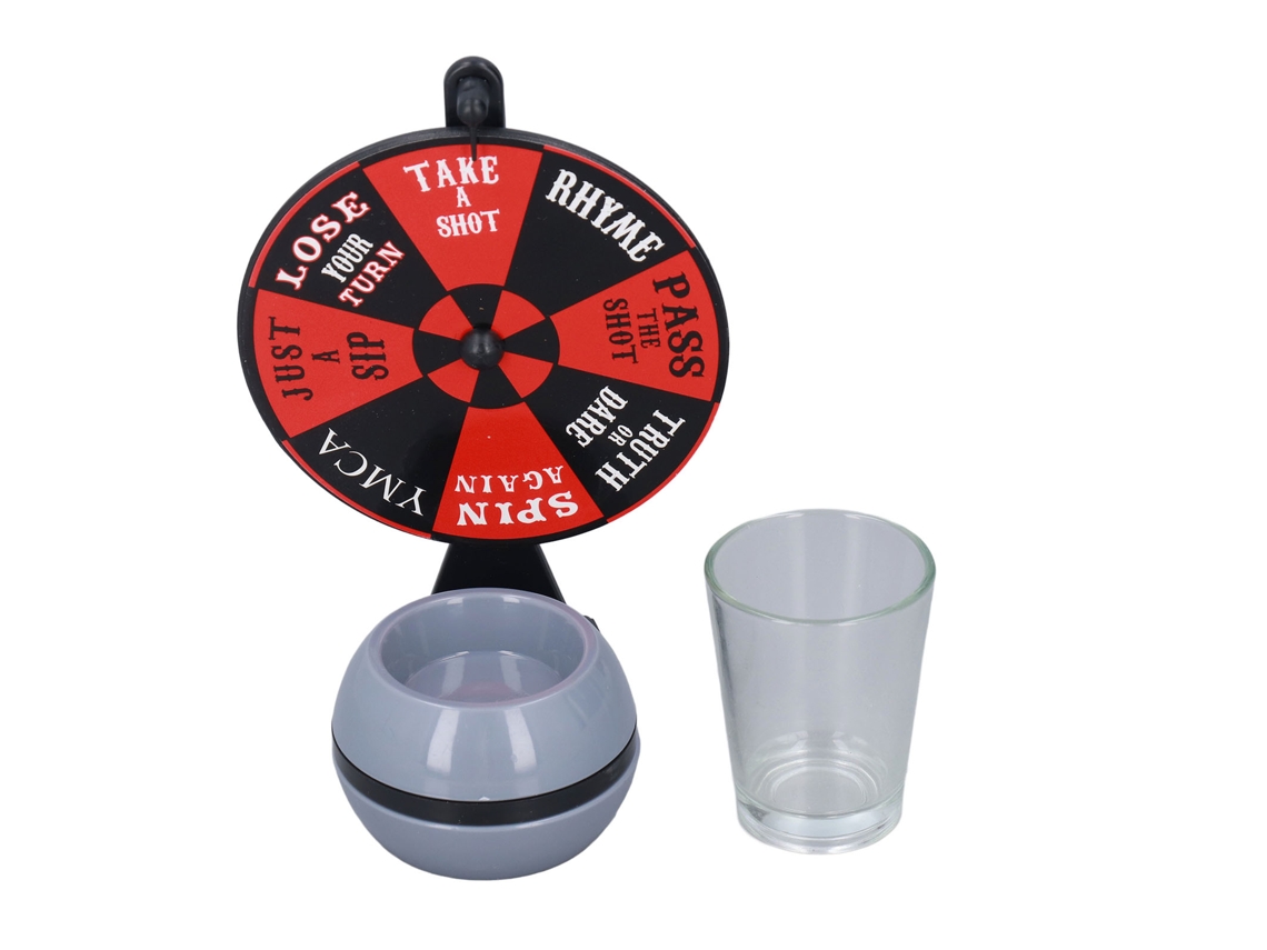 Ktv Shot Wheel Fun - Juego De Beber Para Fiestas Con Vaso, Portátil Y Multijugador