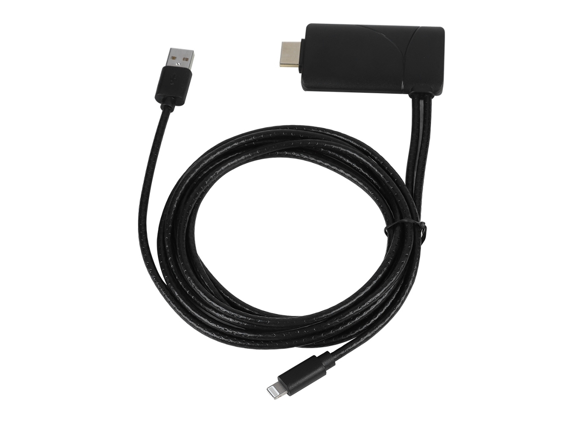 Cable AV EOOCOO (para conectar el teléfono móvil a un televisor HD, compatible con salida 1080p)