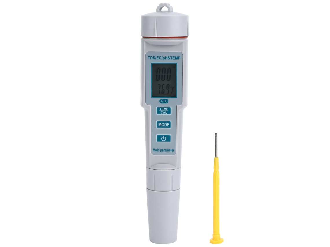 Analizador de calidad de agua potable y de piscina 4 en 1