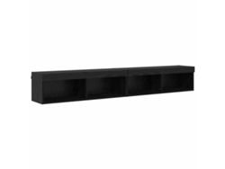 Maison Exclusive - Conjunto De Mueble De Tv Roble Negro Madera Contrachapada